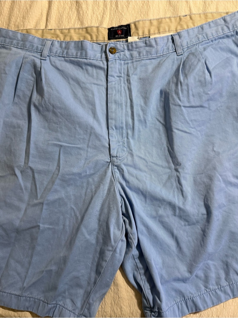 Saddlebred Light Blue Flat Front Men’s Shorts